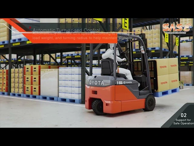 Toyota 8FBE New Electric 3W Forklift